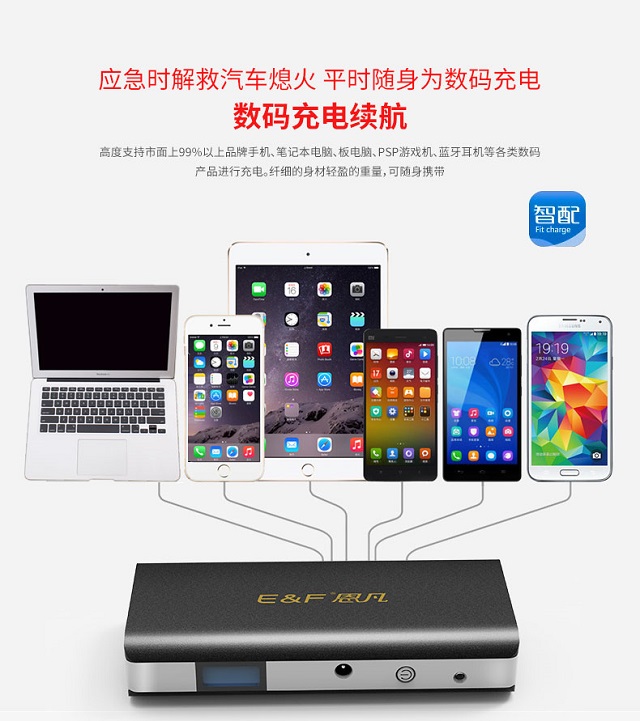 恩凡E3S汽車應(yīng)急啟動(dòng)電源